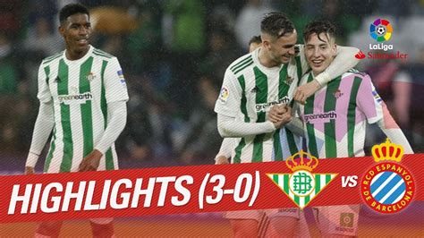 Resumen de Real Betis vs RCD Espanyol (3